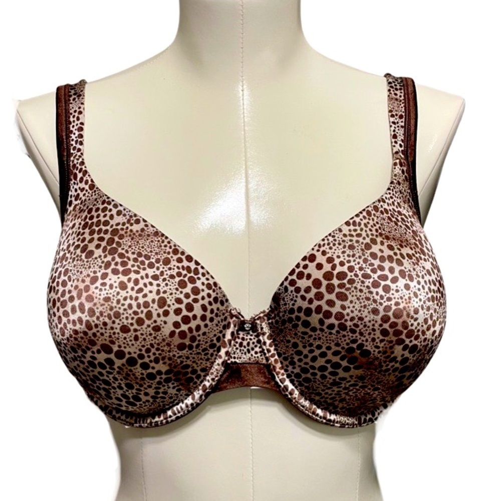 VANITY FAIR leopard print underwire bra 40C - Picture 6 of 10